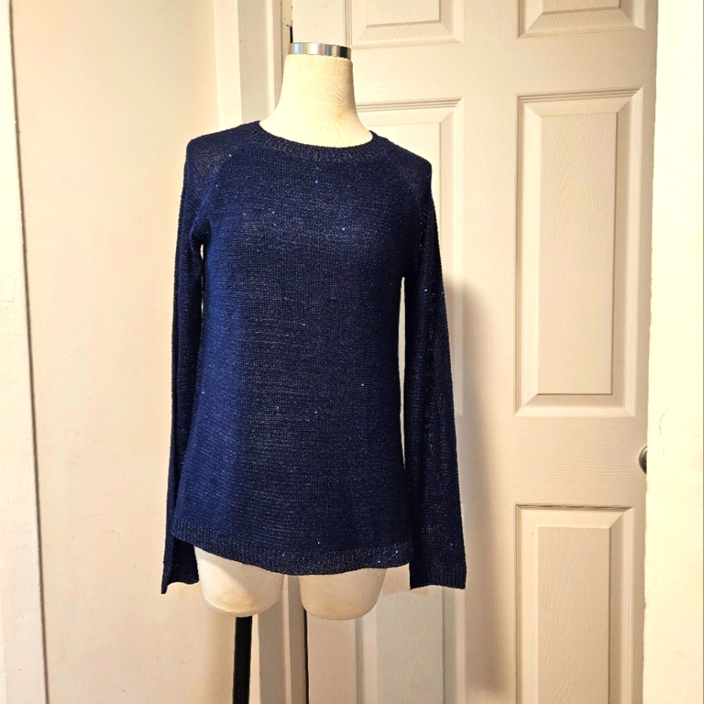 Navy Blue Blouse